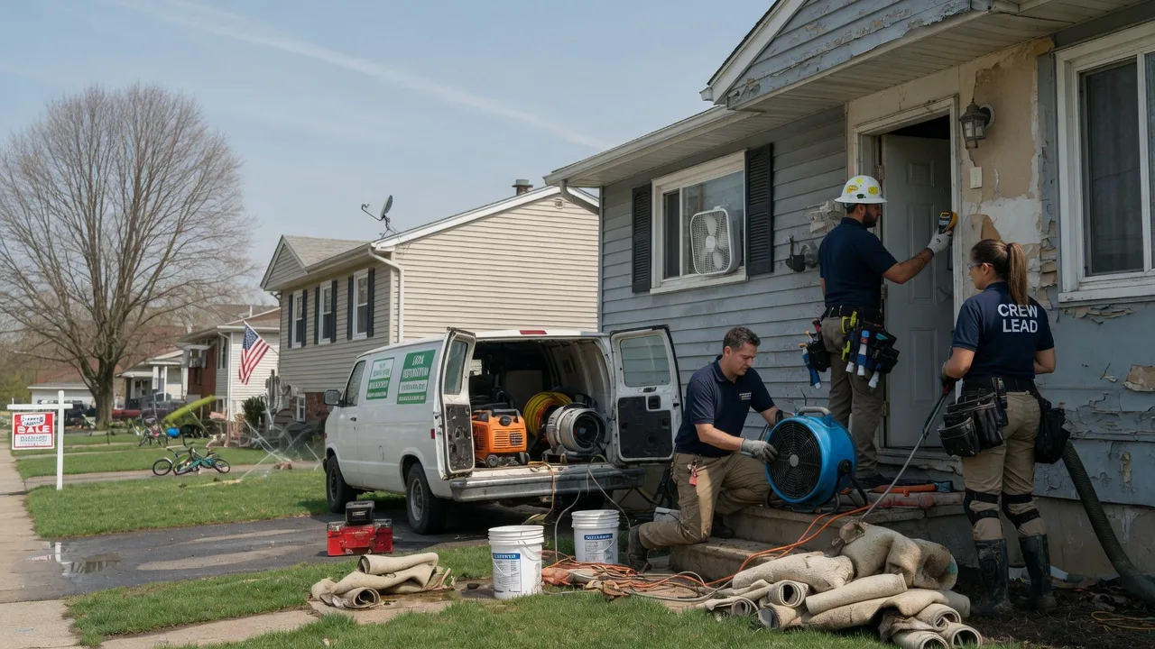 Flood Cleanup in Ina, IL near me