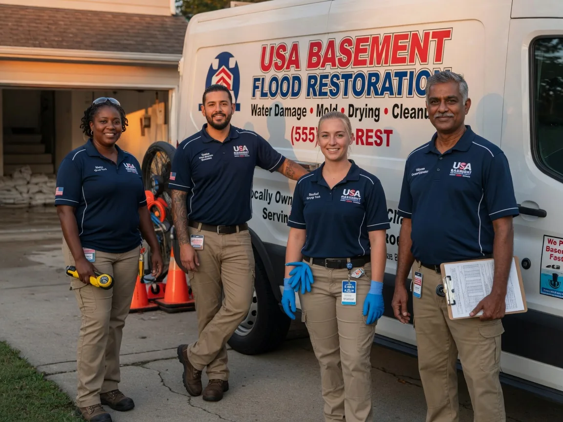 Basement Flood Cleanup company in Ina, IL